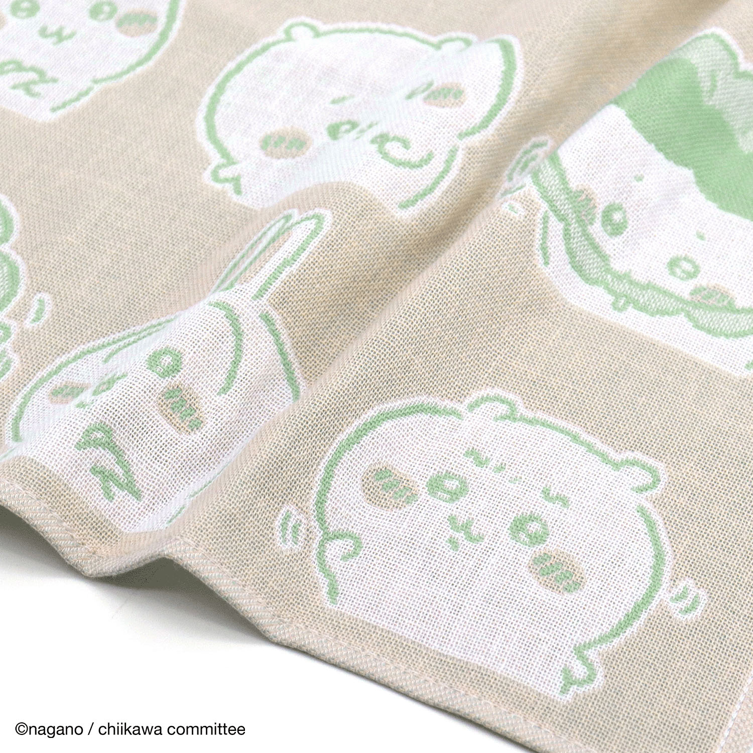 ちいかわ ウォッシュタオル 汁はねガード ピンク - 画像3