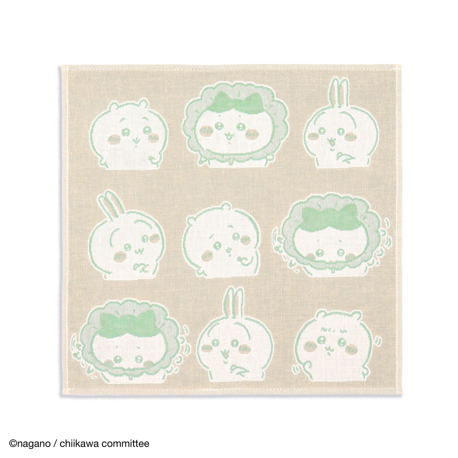 ちいかわ ウォッシュタオル 汁はねガード ピンク