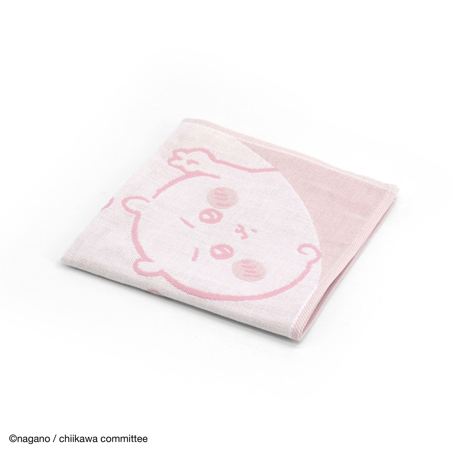 ちいかわ ウォッシュタオル ピース ピンク - 画像2
