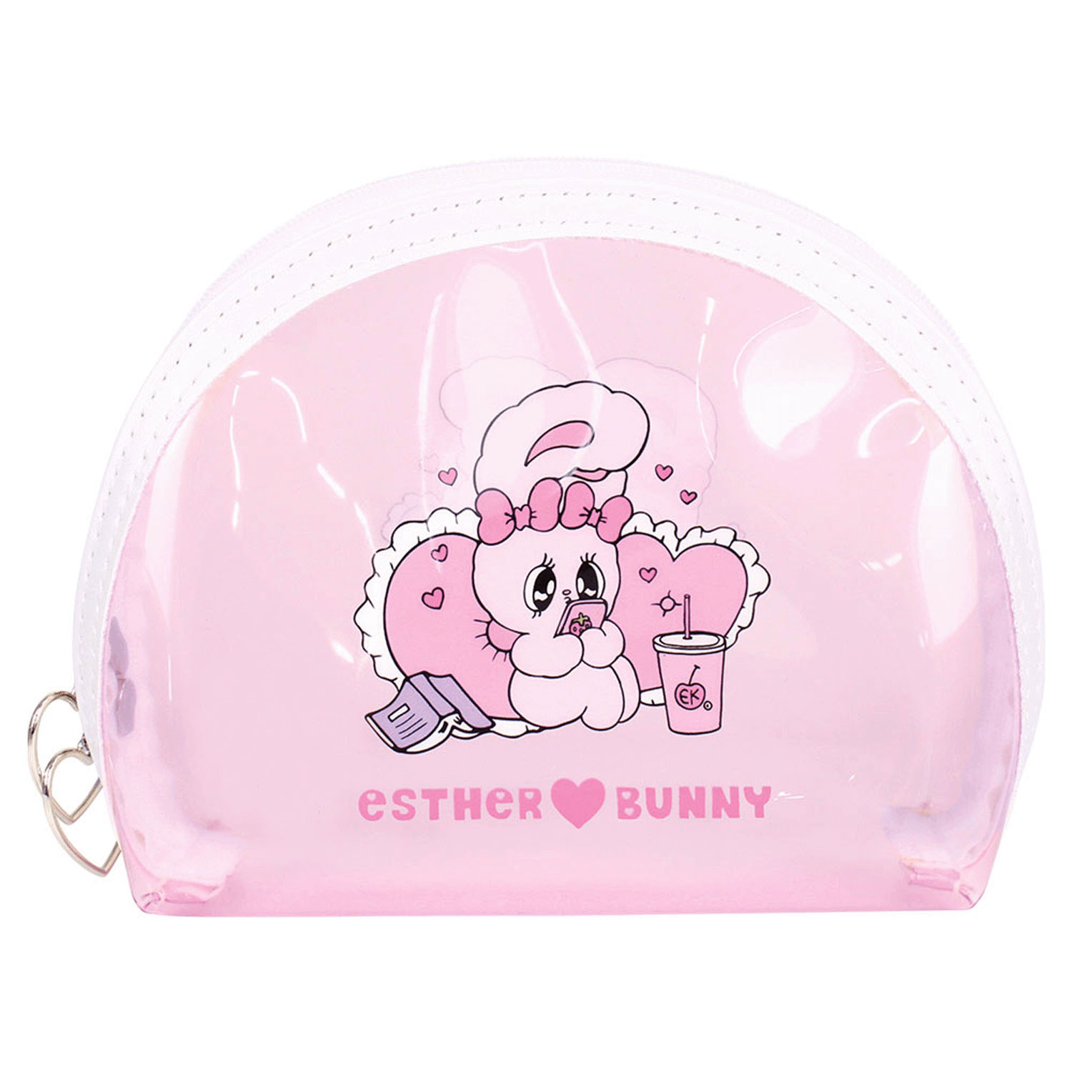 エスターバニー クリアシェルポーチ チル