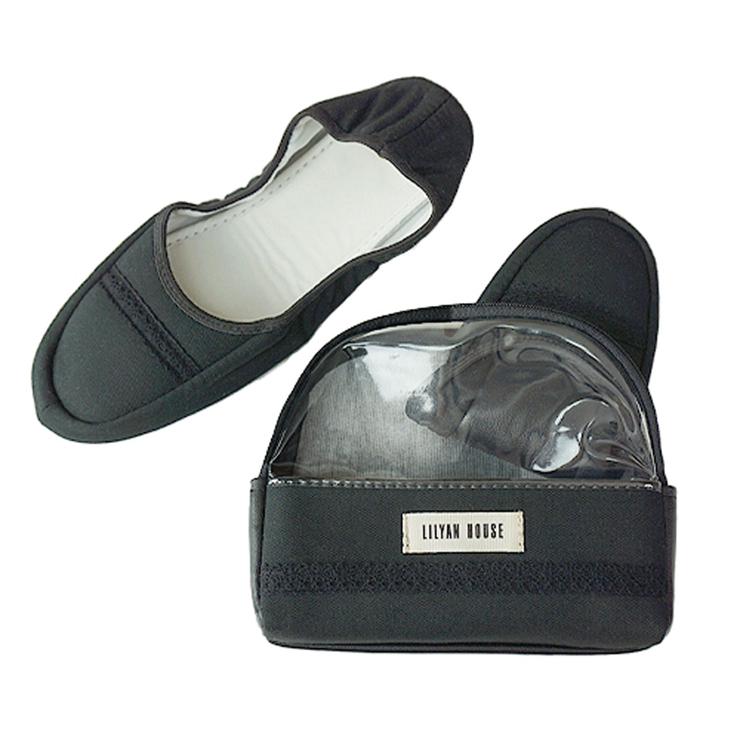 レース付き携帯スリッパ