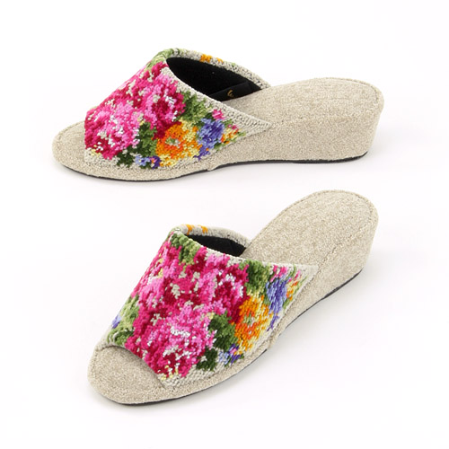 【12・15：在庫限り】シャンティ ヒールスリッパ Sサイズ - 画像6