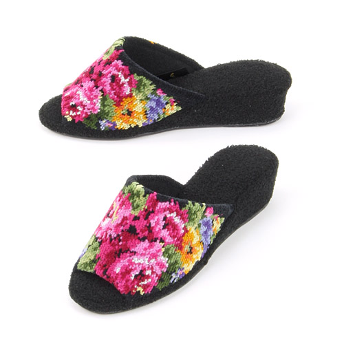 【12・15：在庫限り】シャンティヒールスリッパ L - 画像5