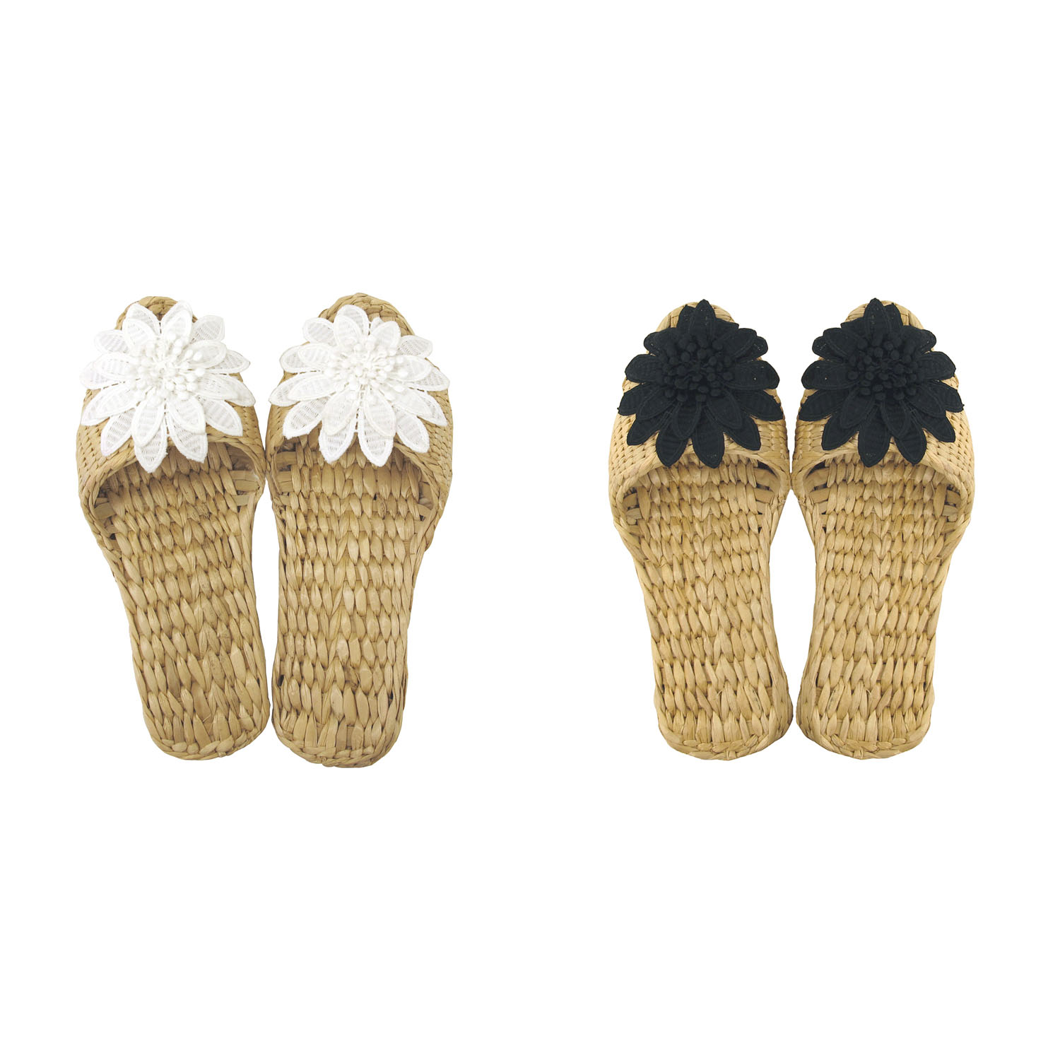 ガマスリッパ お花モチーフ - 画像1