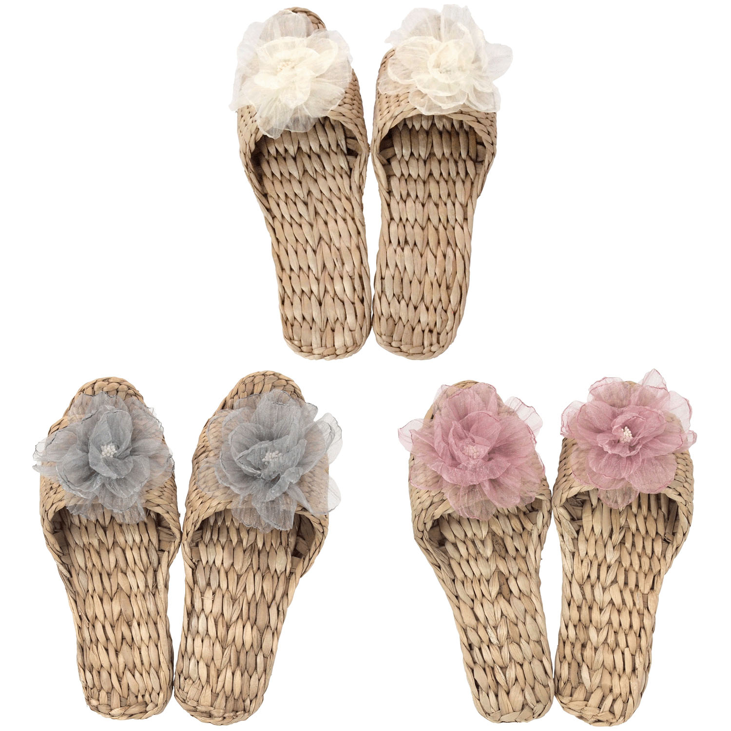 【10・12：次回納期未定】ガマスリッパ エアリーフラワー