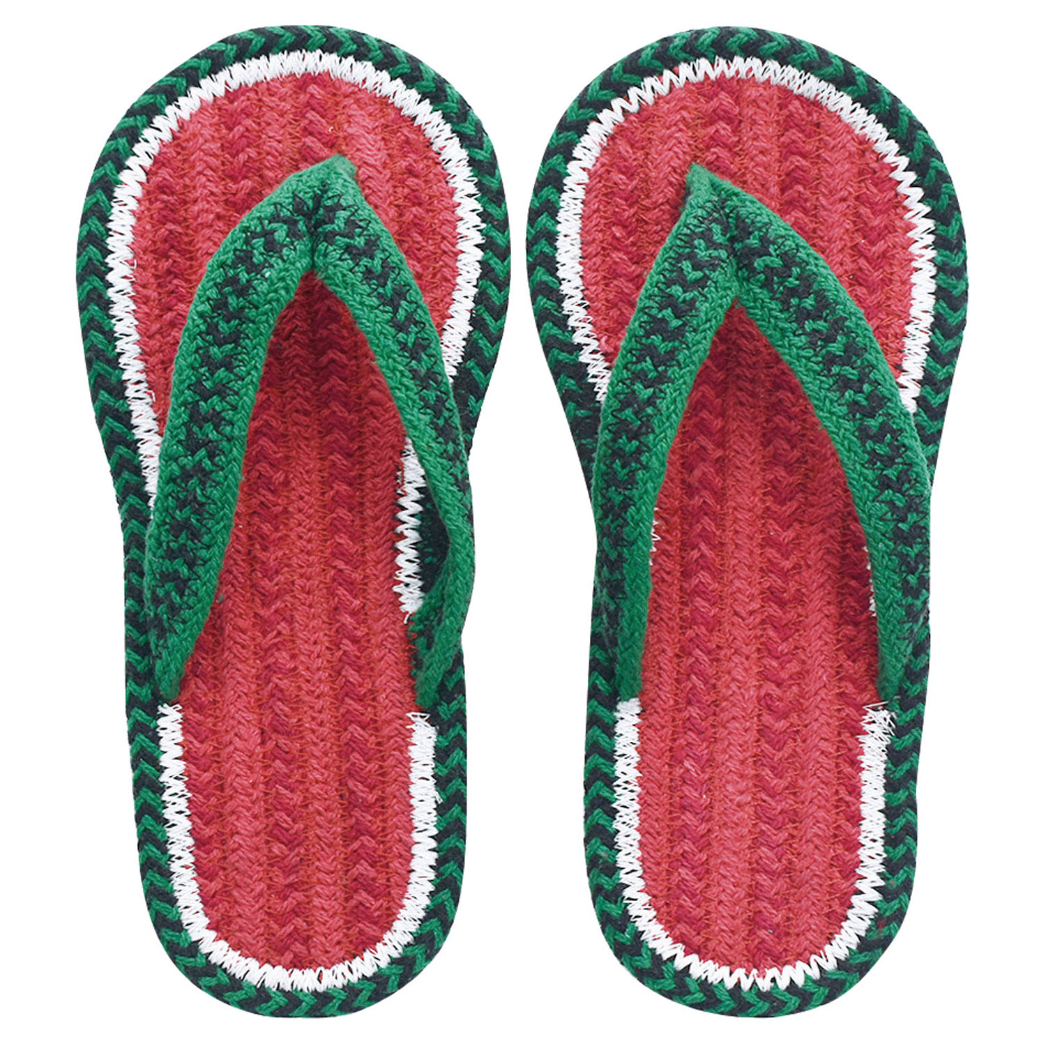 コットンサンダル スイカL - 画像2