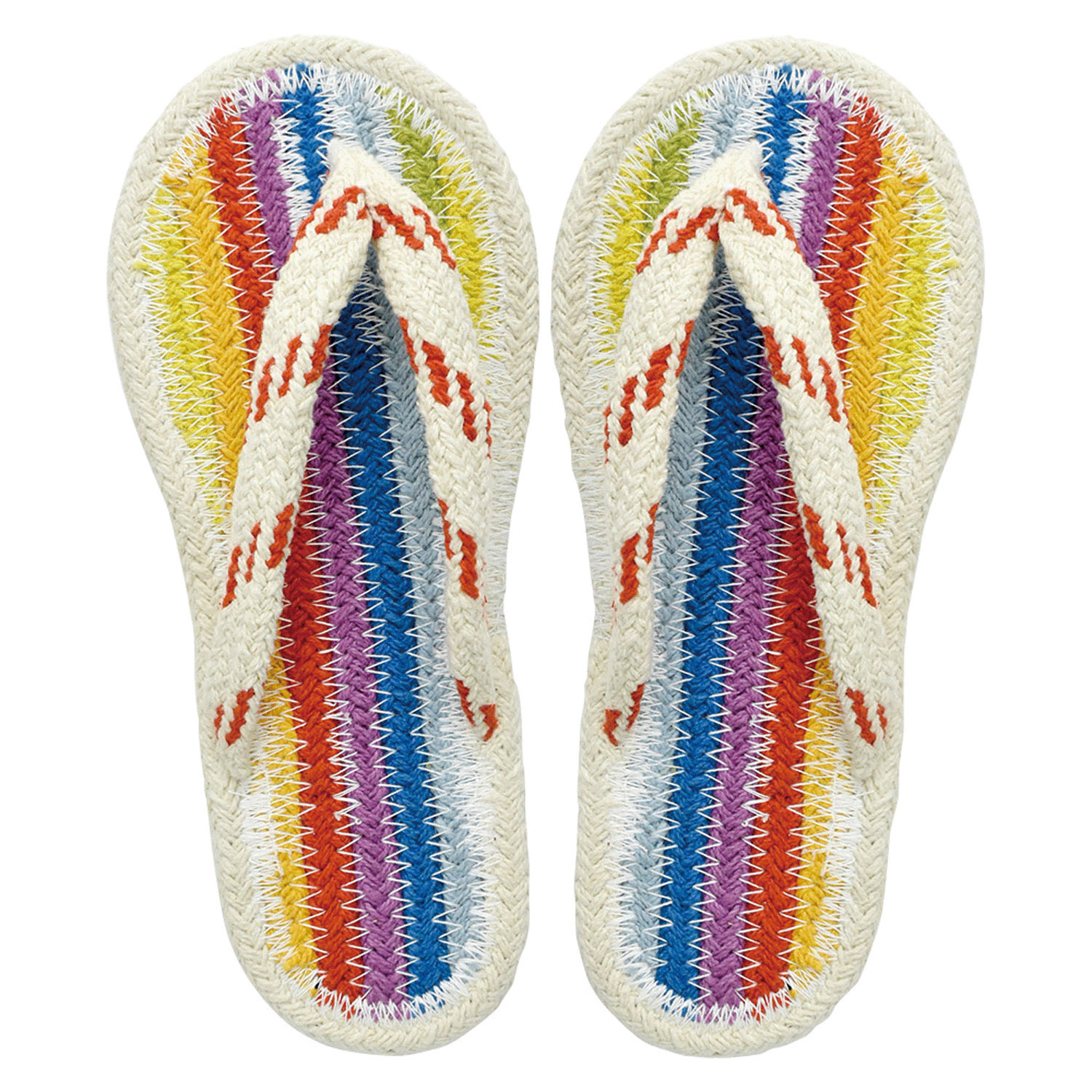 コットンサンダル レインボーM