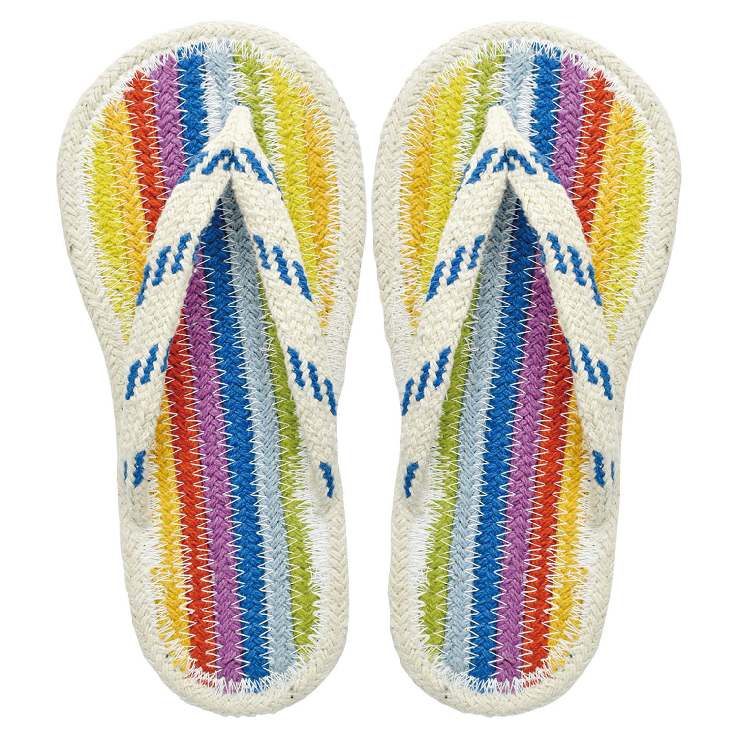 コットンサンダル レインボーL