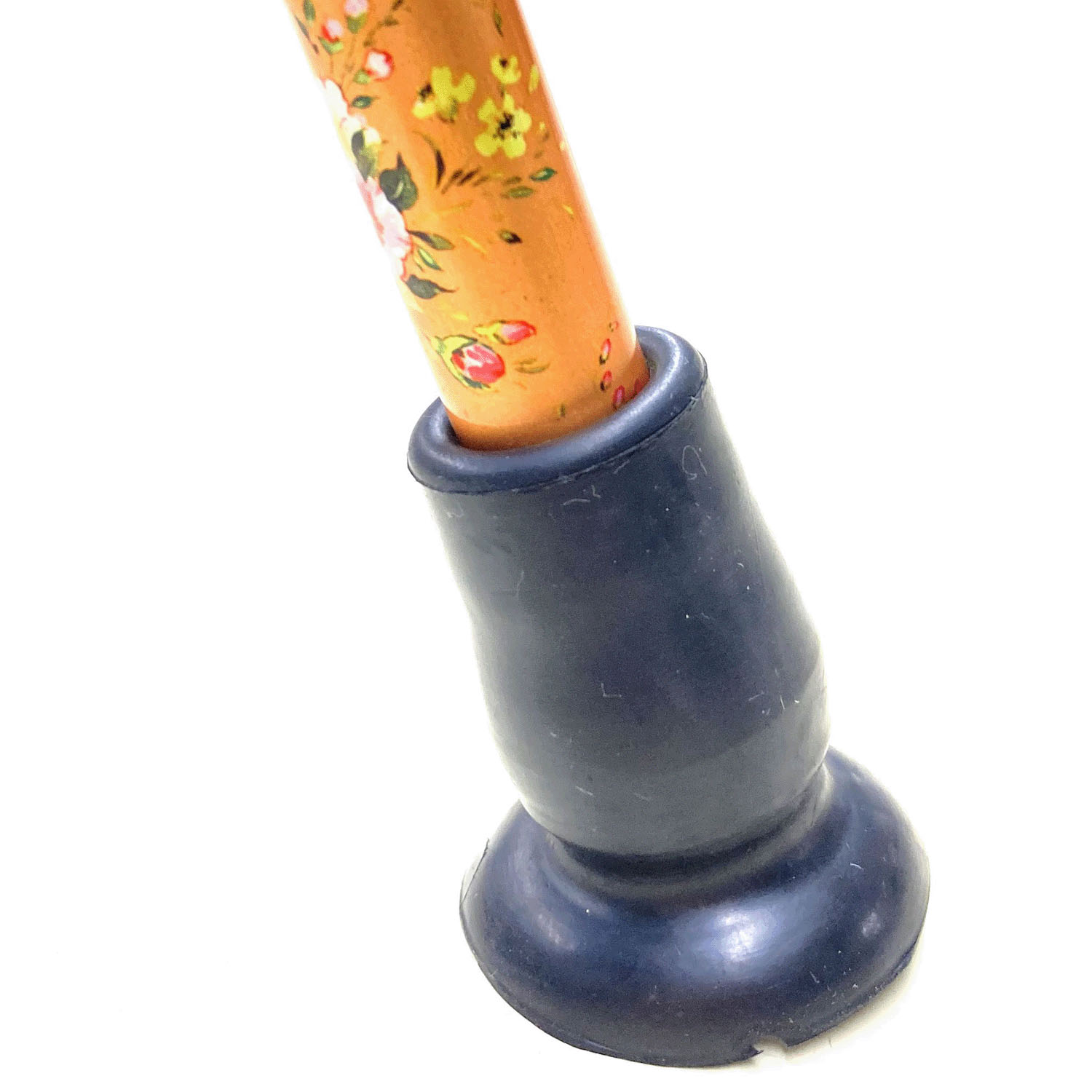 愛杖伸縮ステッキEシリーズ ベージュ花柄 - 画像3