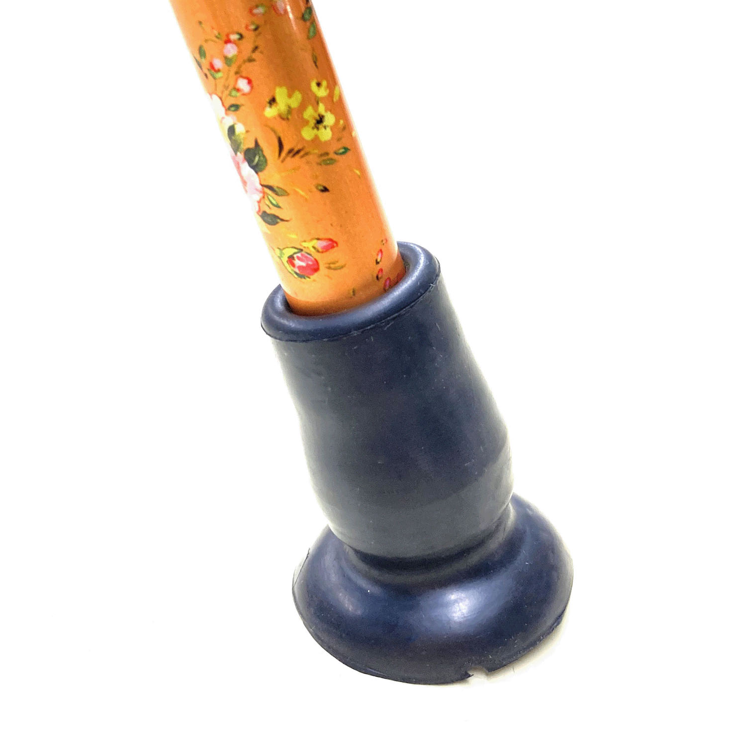 愛杖折りたたみステッキ 花柄ベージュ - 画像4