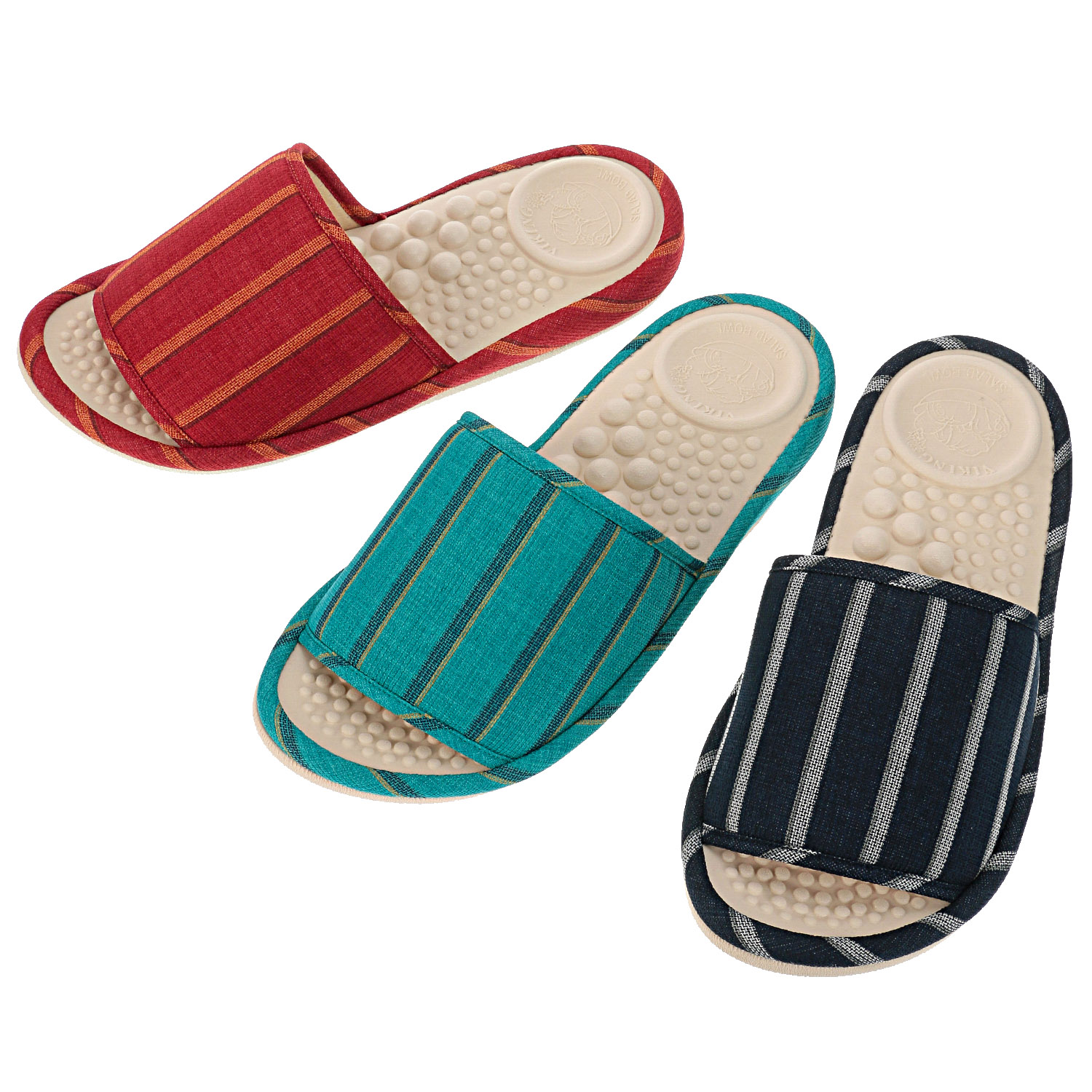 ストライプサラダボールL