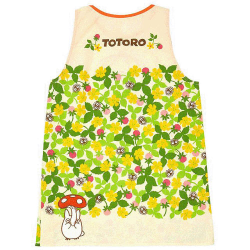 となりのトトロ かっぽう着 いちごがいっぱい（ラン型エプロン〉 - 画像2