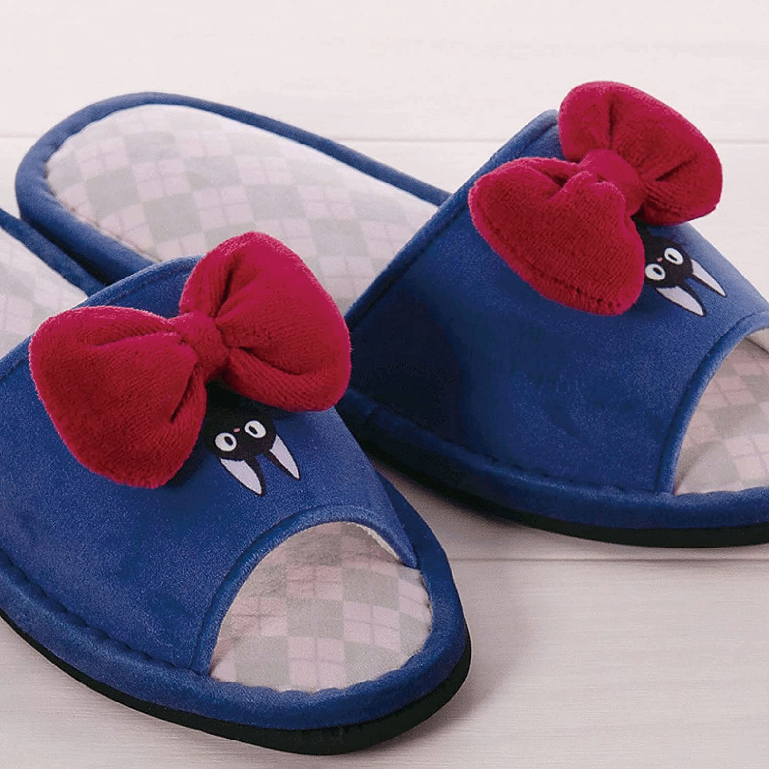 魔女の宅急便 スリッパ あこがれリボン〈ネイビーブルー〉 - 画像2