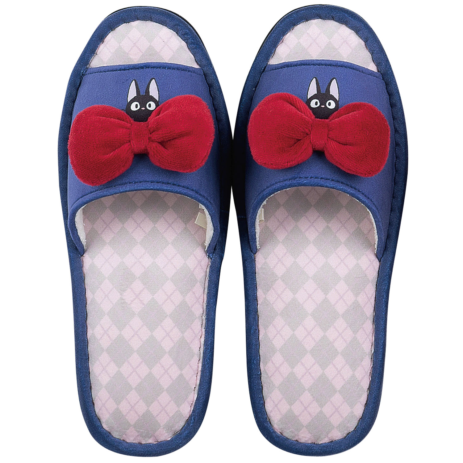 魔女の宅急便 スリッパ あこがれリボン〈ネイビーブルー〉