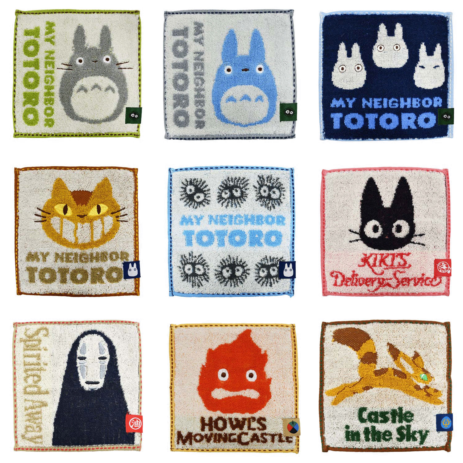 豆タオル ジブリシリーズ
