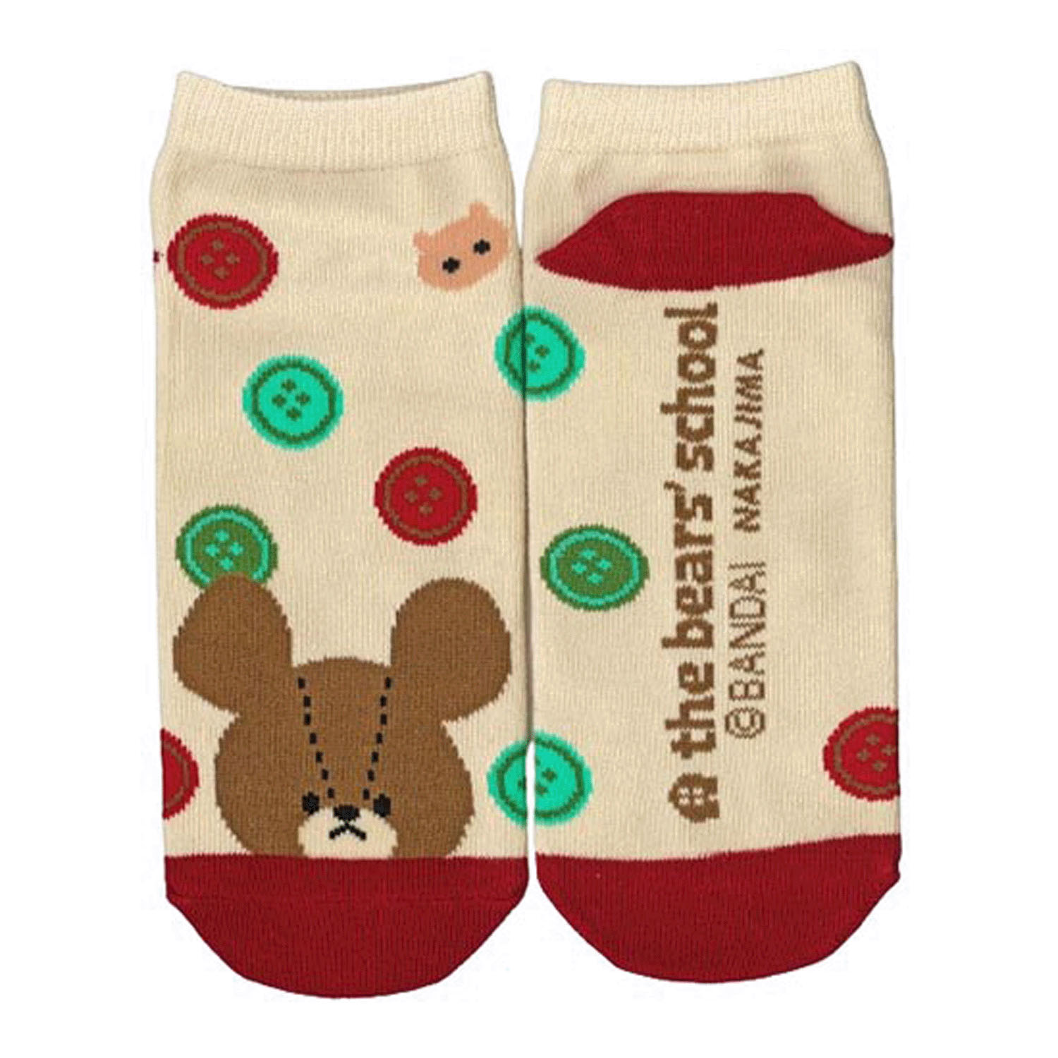 くまのがっこう ソックス BE ジャッキーとねこ