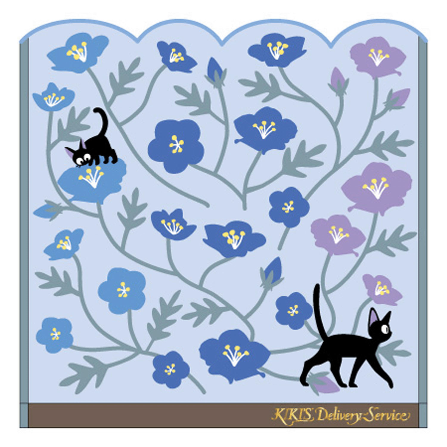 魔女の宅急便 ミニタオル 青のじゅうたん