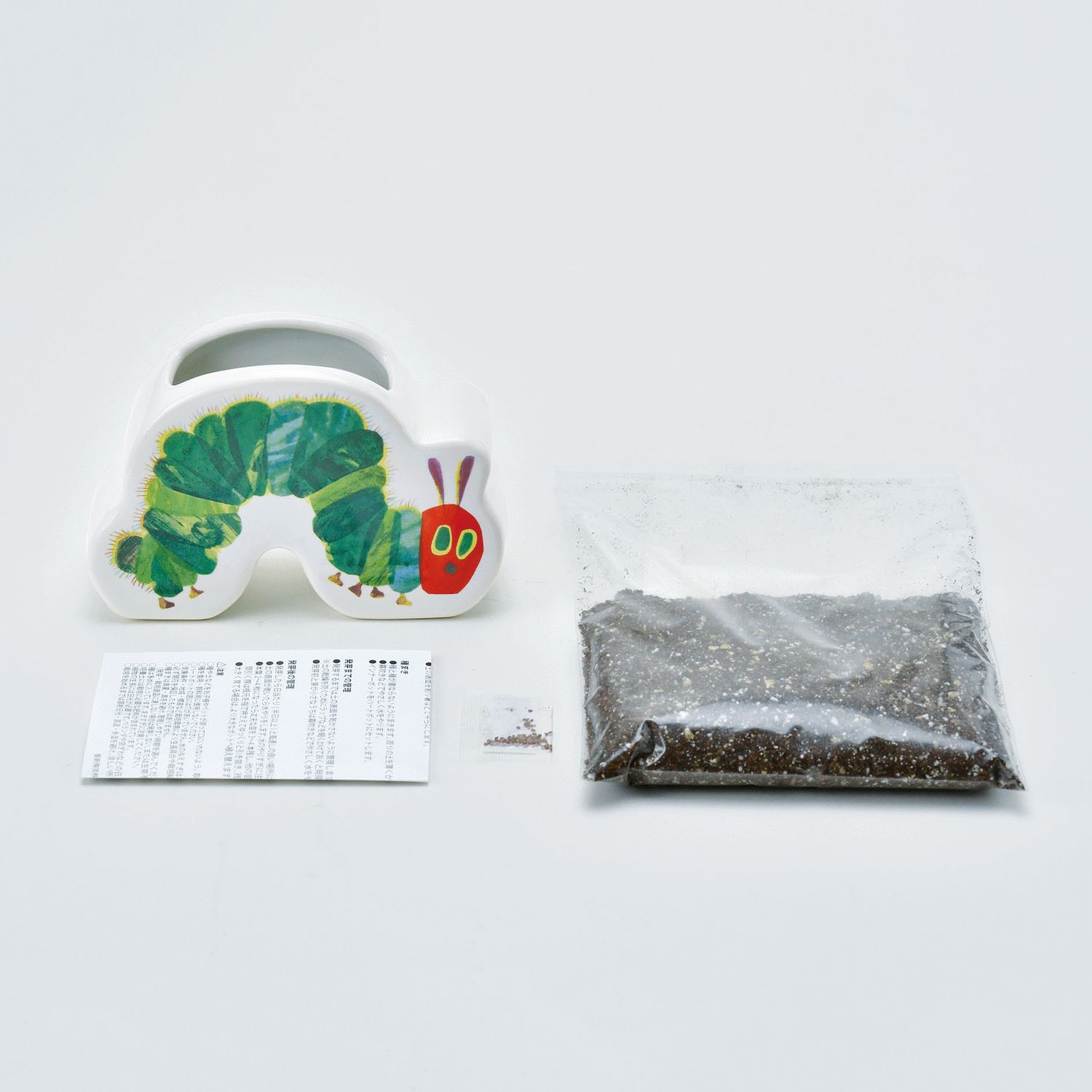 栽培セット はらぺこあおむし わくわく陶器ポットガーデン - 画像5