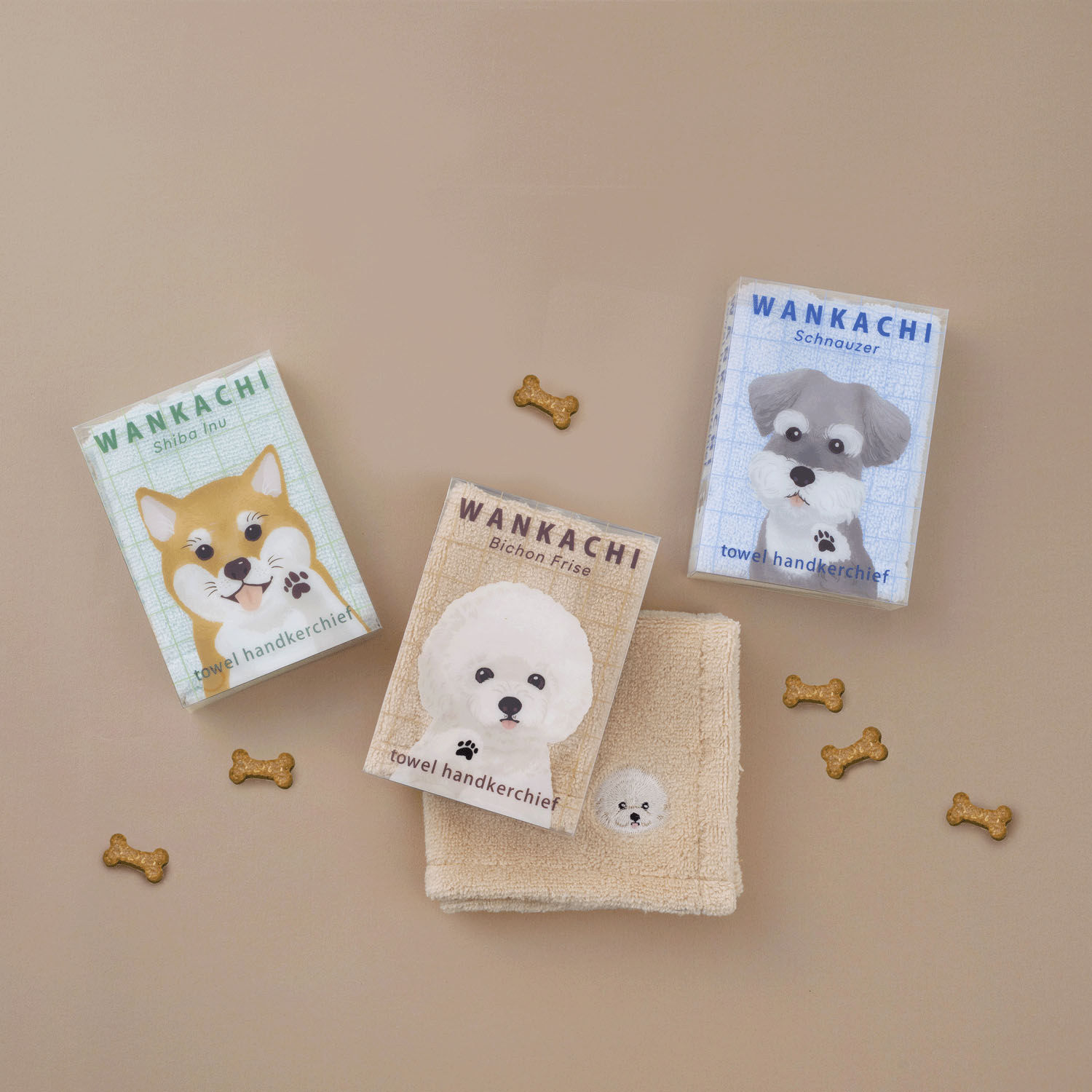 わんかち ハンカチタオル ビションフリーゼ - 画像6