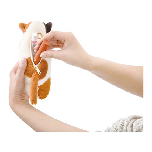 くびねっこ マスコットポーチ ミケネコ - 画像2