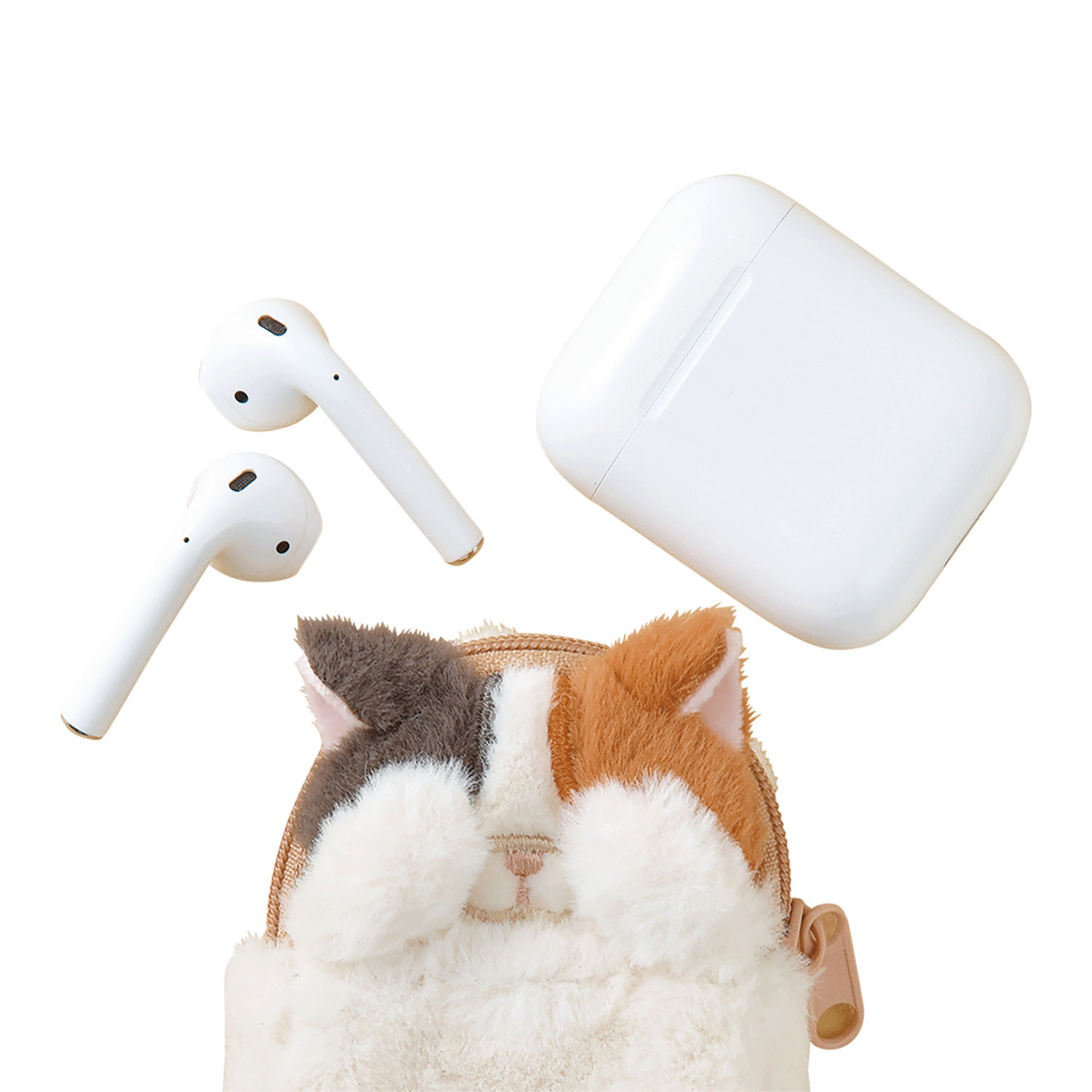 くびねっこ コンパクトポーチ ミケネコ - 画像4