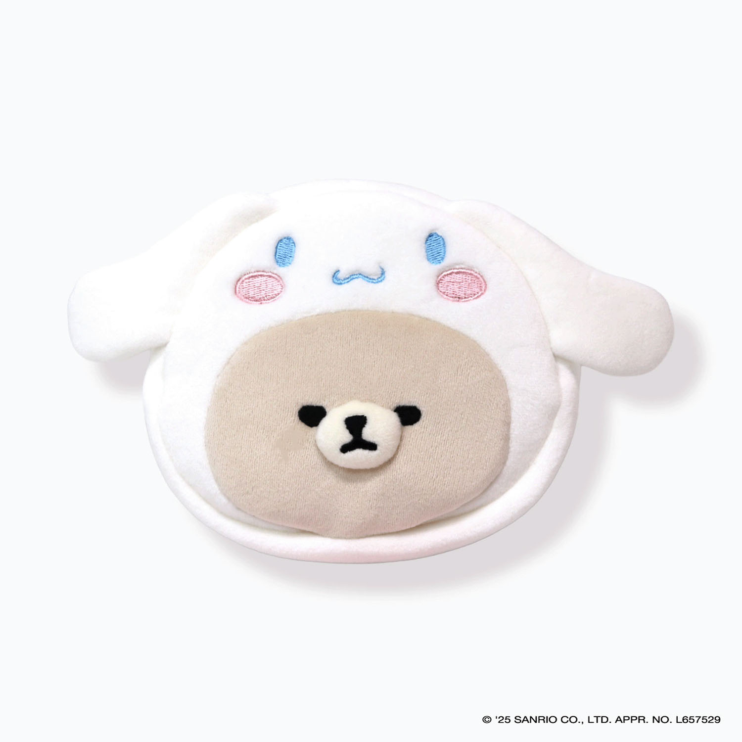 なかよしフェイスポーチ シナモロール×ネザーランドワーフ