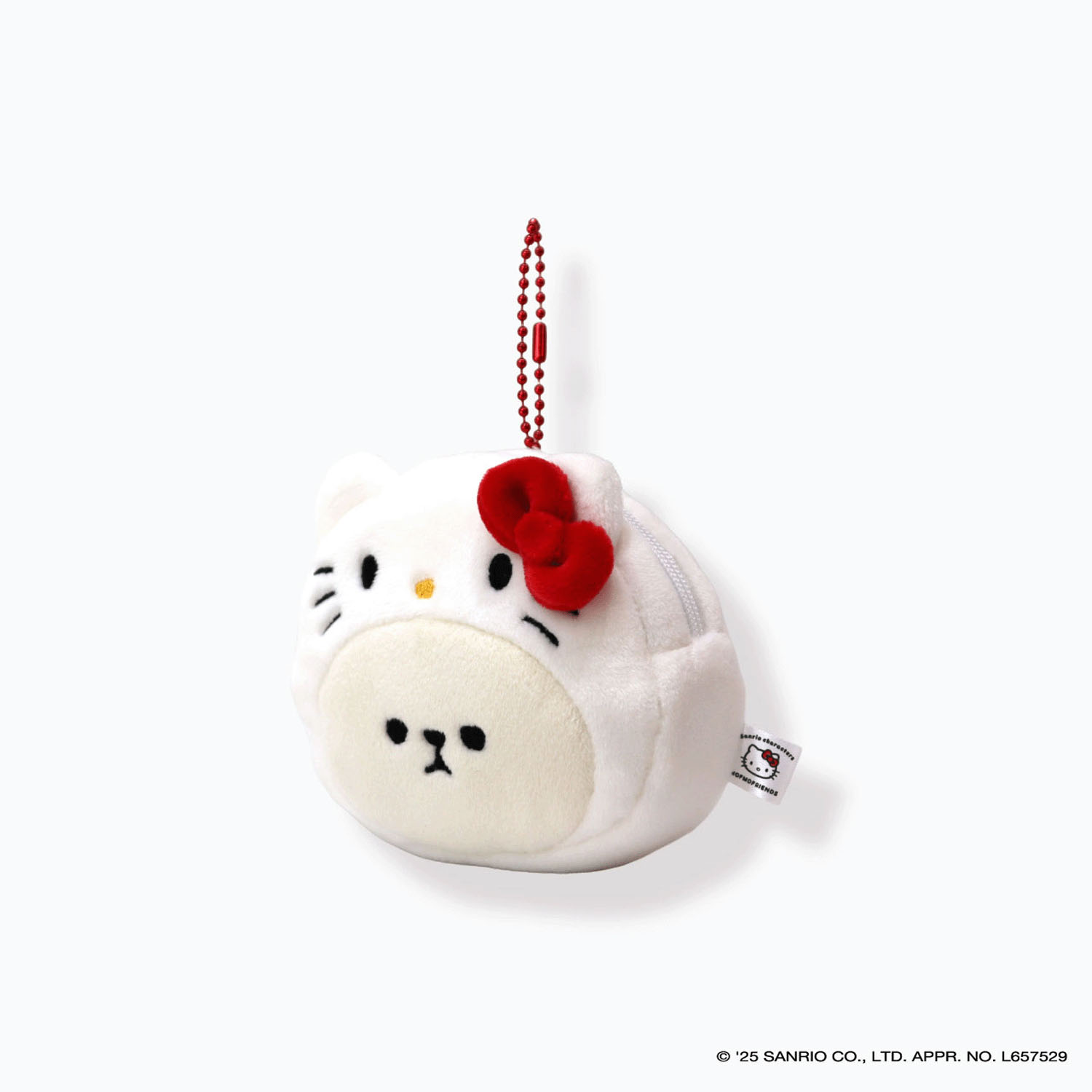 なかよしミニポーチチャーム キティ×ビションフリーゼ