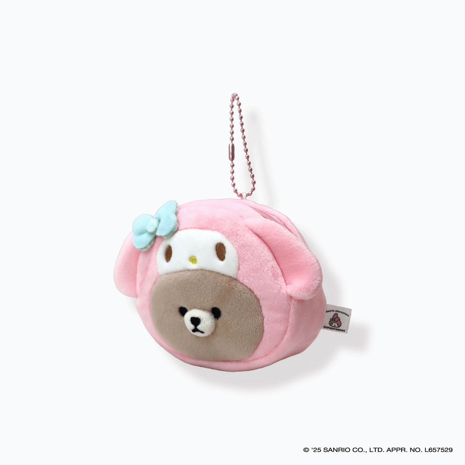 なかよしミニポーチチャーム マイメロディ×クマ