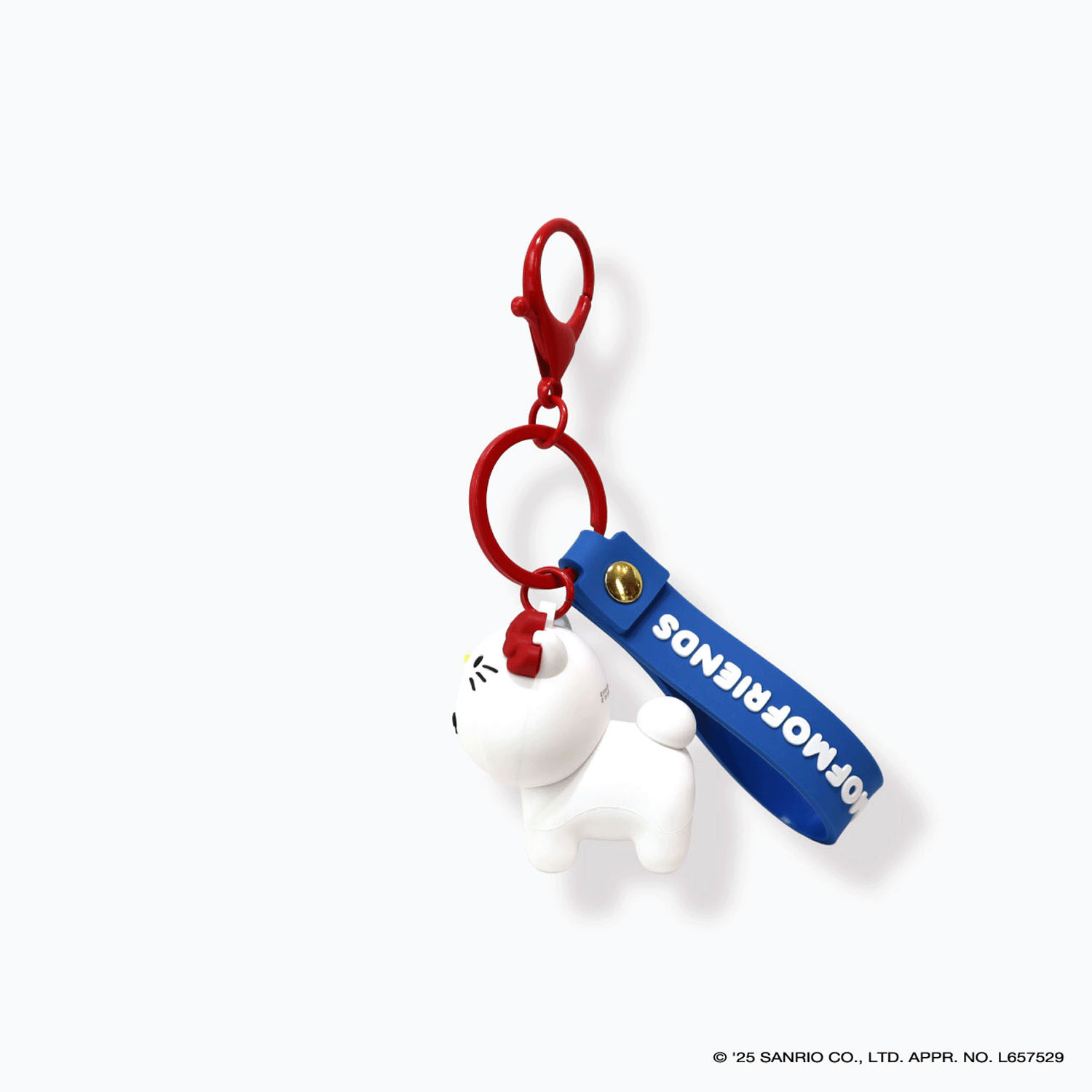 なかよしPVCキーホルダー キティ×ビションフリーゼ - 画像3