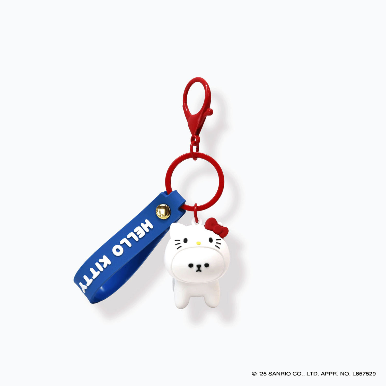 なかよしPVCキーホルダー キティ×ビションフリーゼ