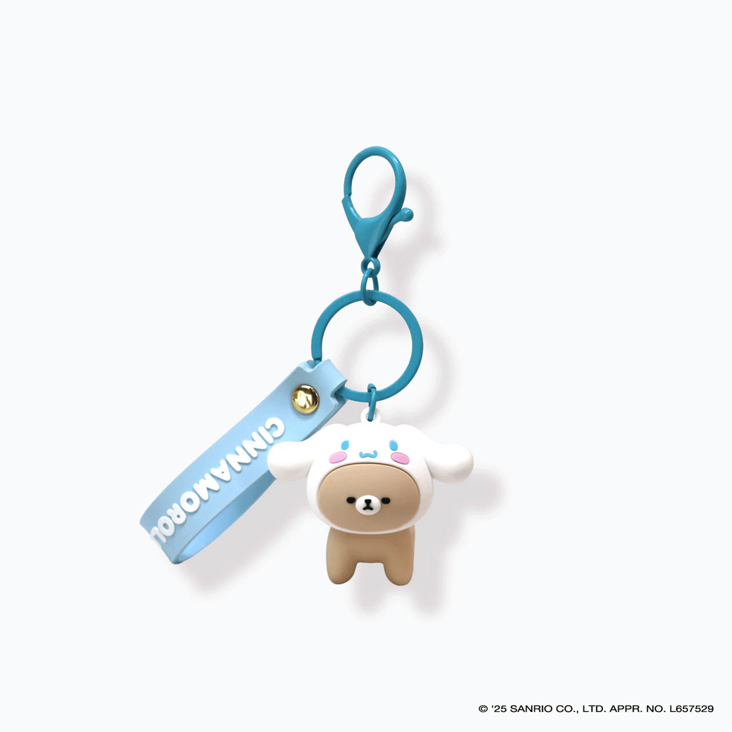 なかよしPVCキーホルダー シナモロール×ネザーランドワーフ