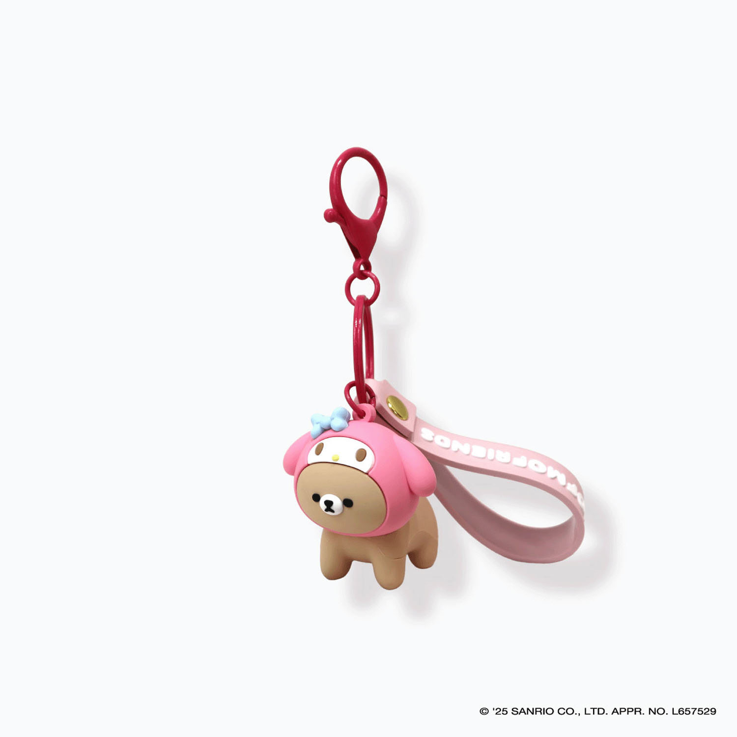 なかよしPVCキーホルダー マイメロディ×クマ - 画像2