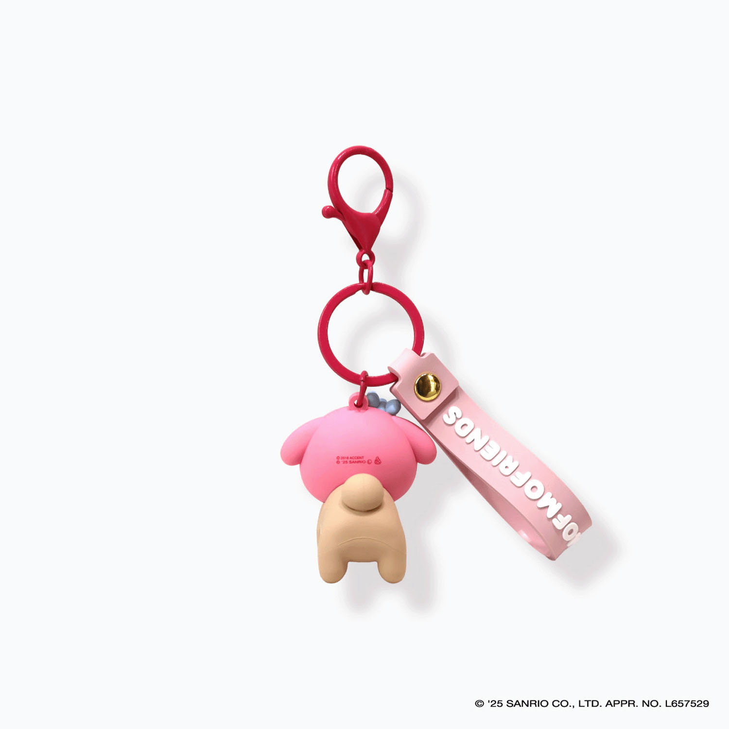 なかよしPVCキーホルダー マイメロディ×クマ - 画像4