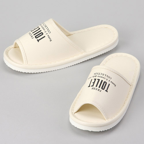 【グリーン・スカイブルー・ピンク：納期未定】ビニールトイレスリッパ - 画像2