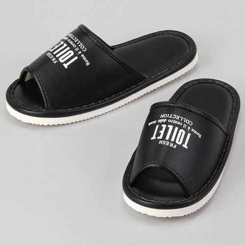 【グリーン・スカイブルー・ピンク：納期未定】ビニールトイレスリッパ - 画像4