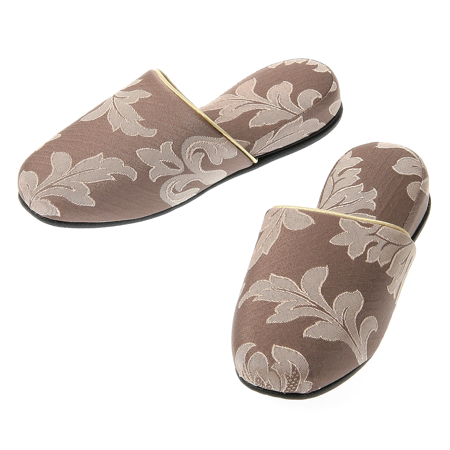 フラワーパターン吊り込みスリッパ