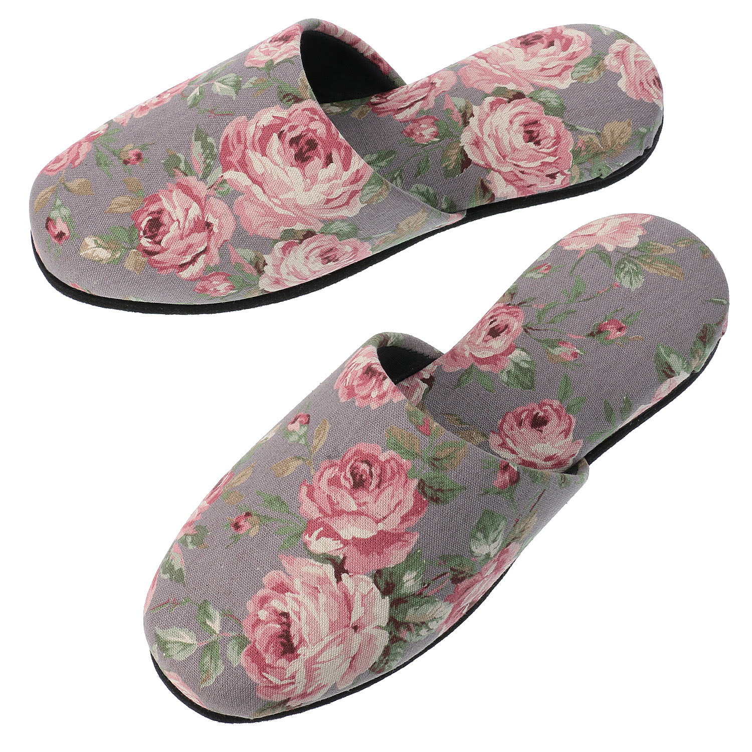 【31・73：在庫限り】麻混バラ吊り込みスリッパ - 画像4