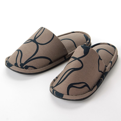 ラインフラワー スリッパ - 画像3