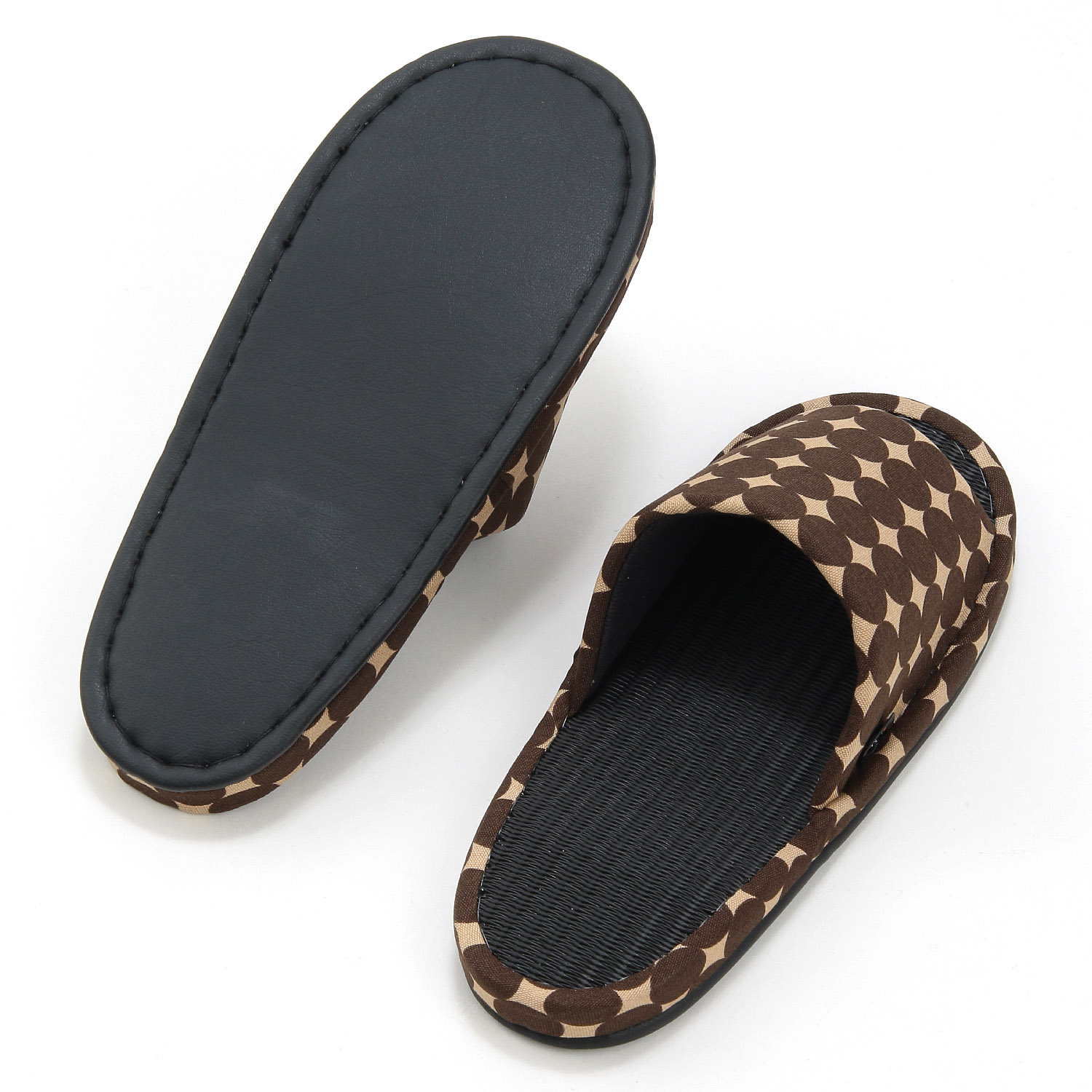 マーブルドット炭中スリッパM - 画像2