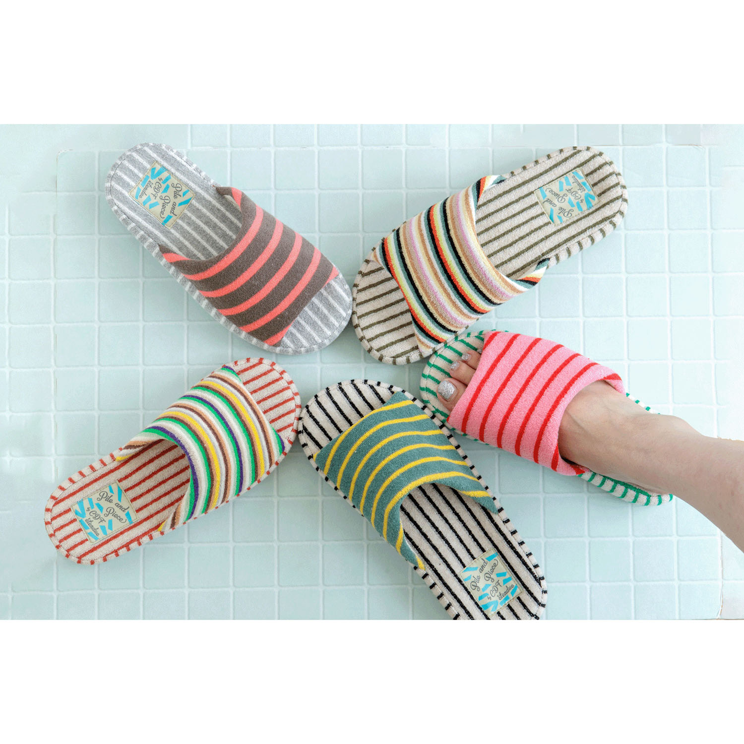 パイルピース 厚底スリッパM - 画像1