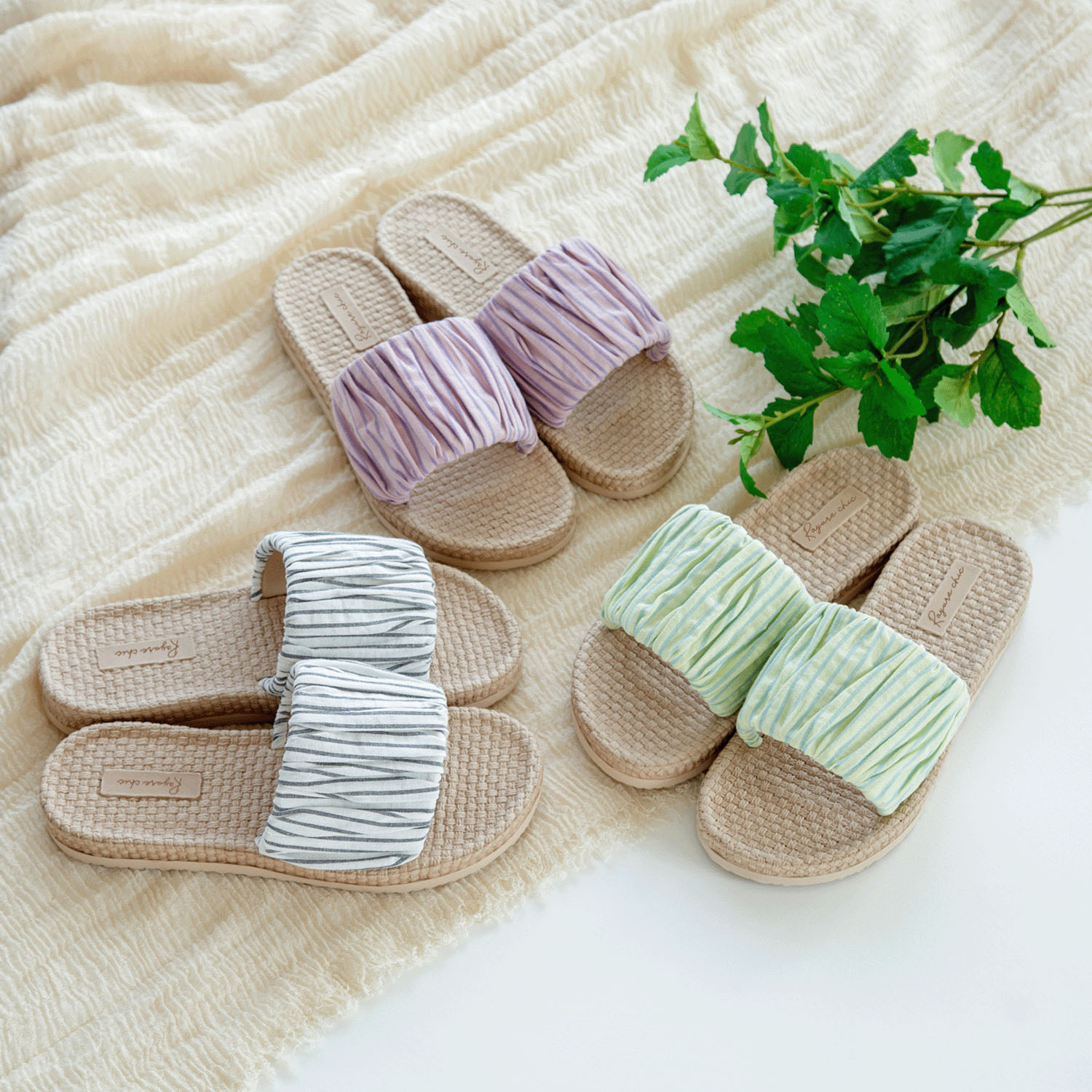 レイユールシック スリッパ