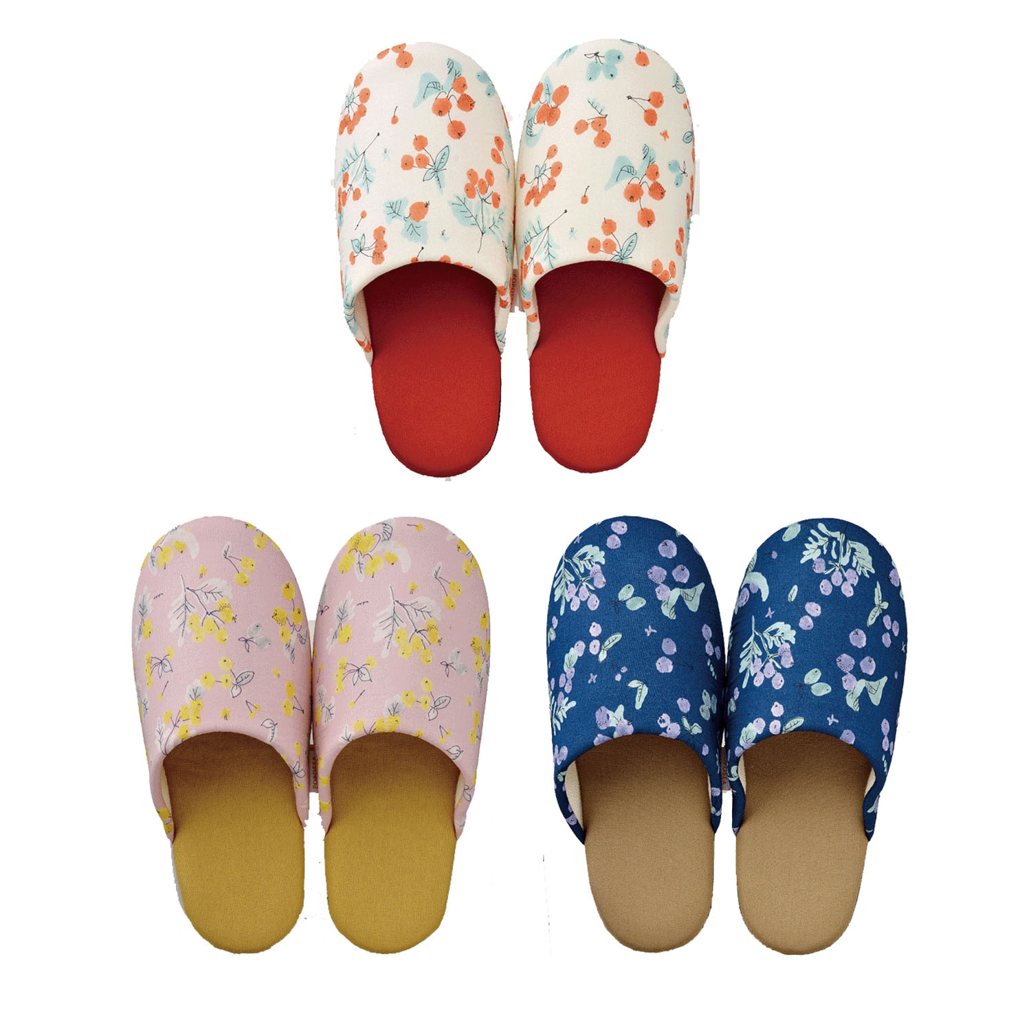 ベリーブルーム スリッパ