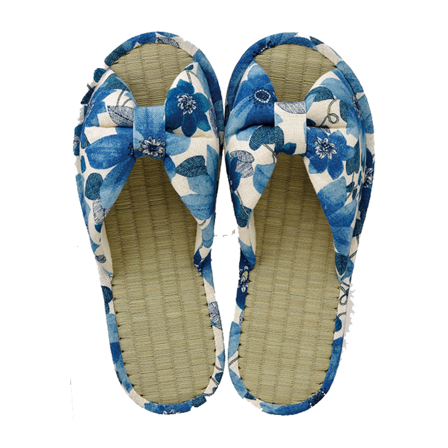 テッセン い草リボンスリッパ - 画像3