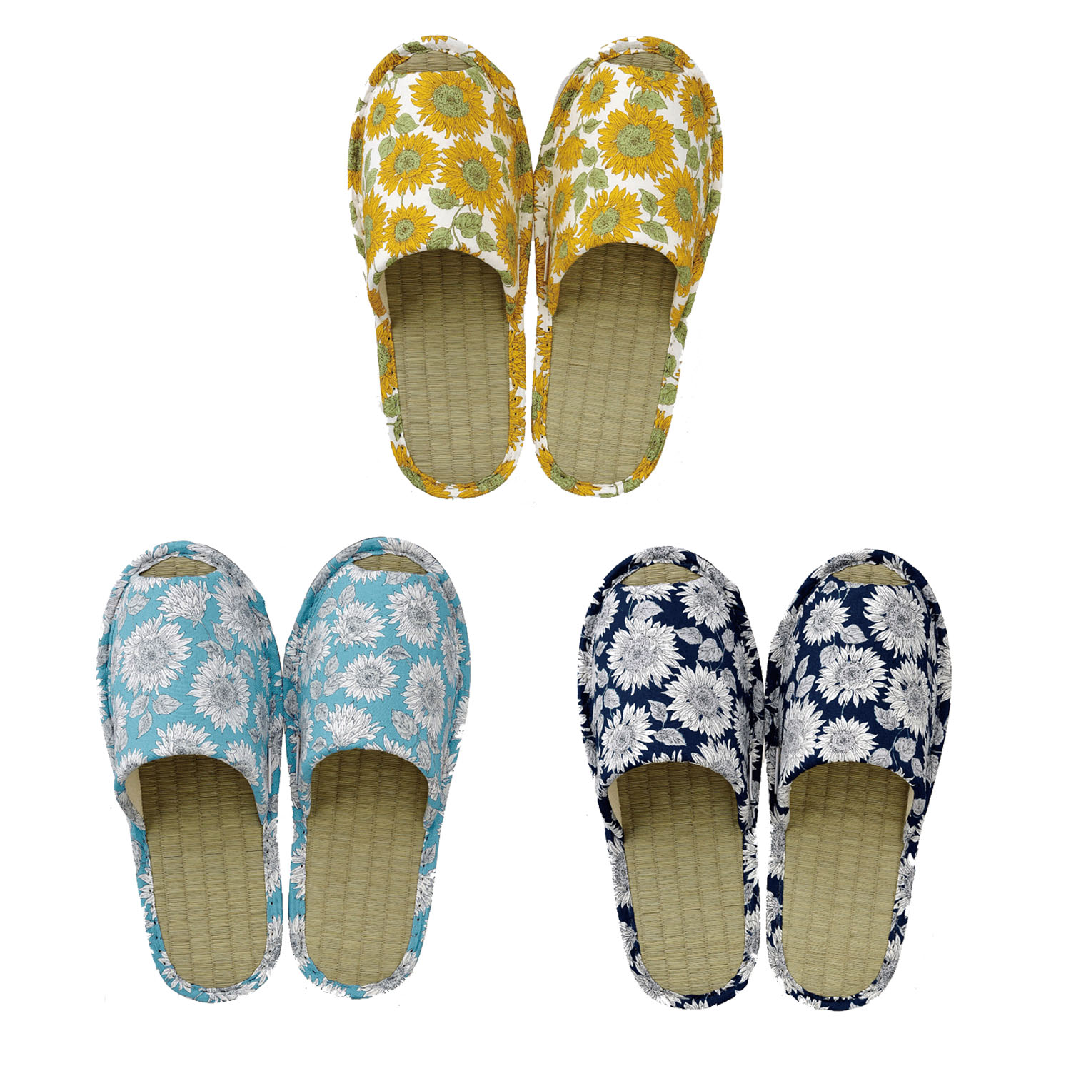 ひまわり い草スリッパ