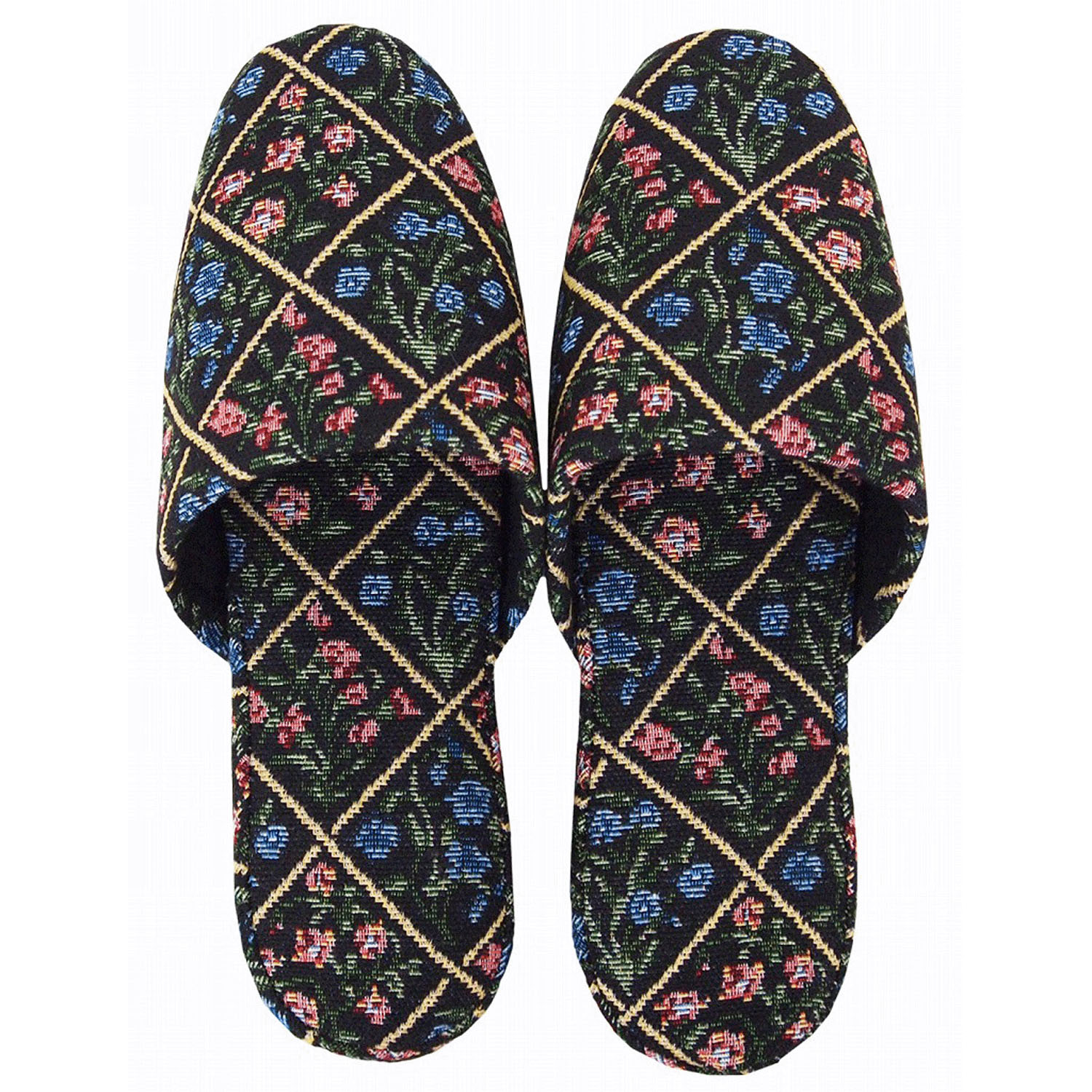 ラティスフラワー吊り込みスリッパ - 画像2