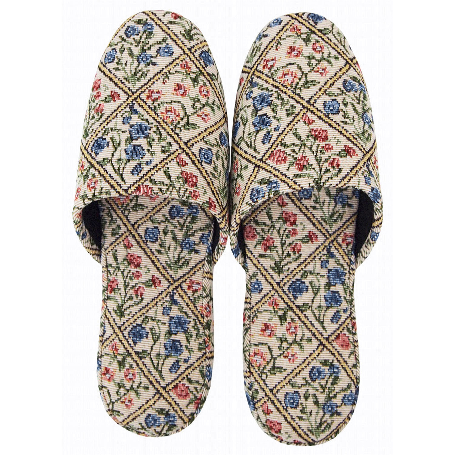 ラティスフラワー吊り込みスリッパ - 画像4