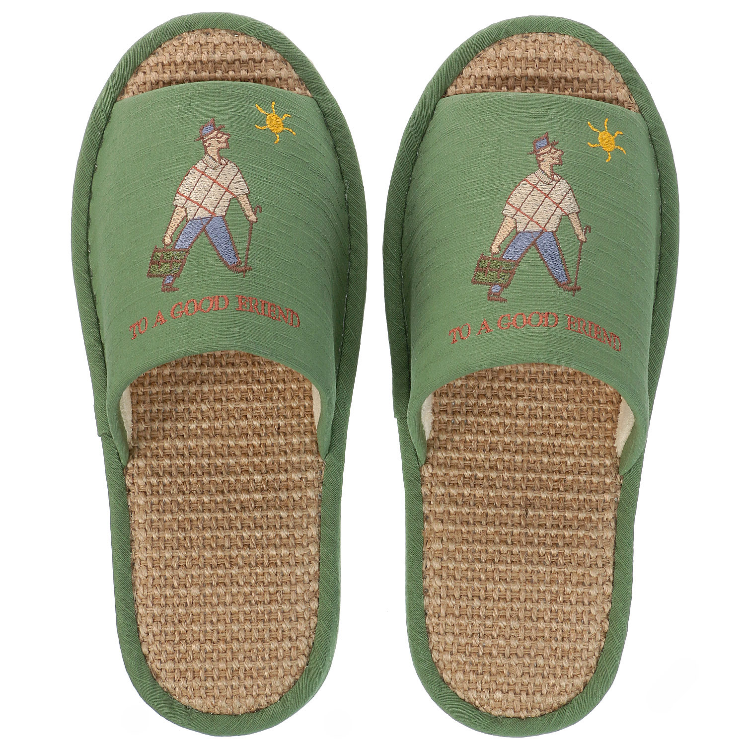 パパ麻中スリッパ - 画像2