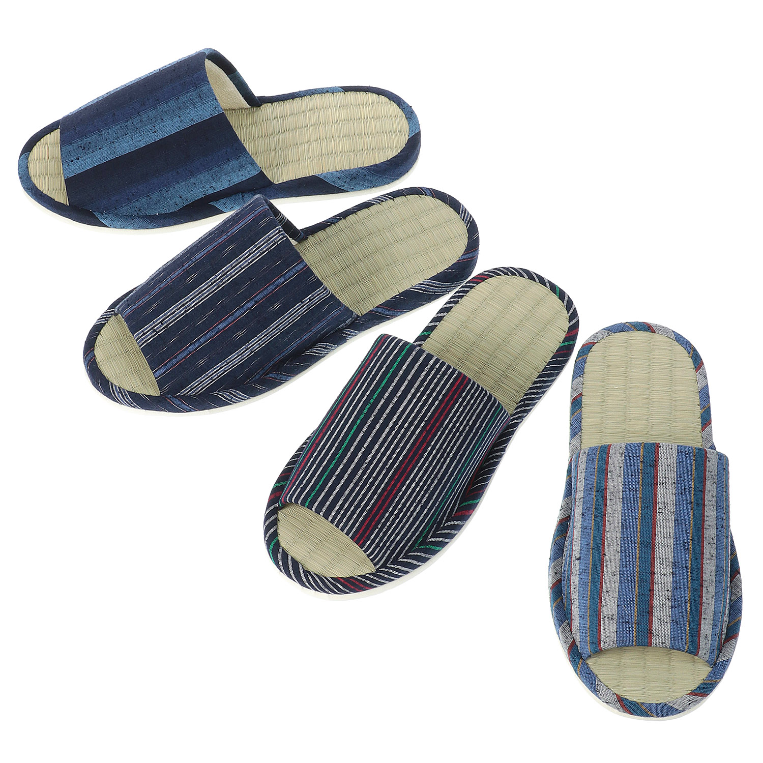 久留米織畳中スリッパL - 画像1