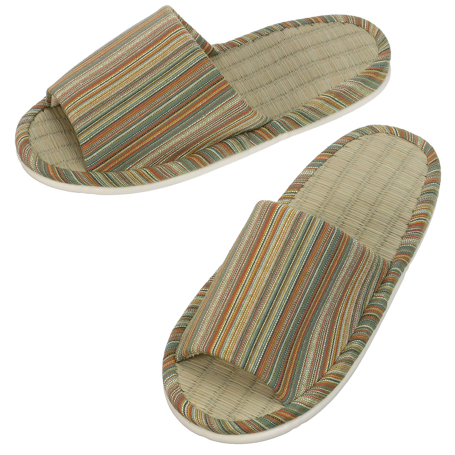 しじらボーダー畳中スリッパM - 画像6