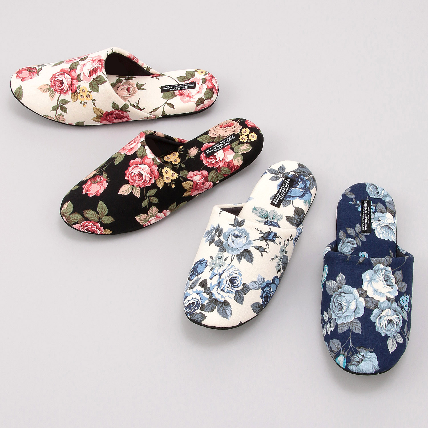 【15：次回納期未定】エレガントローズソフトスリッパ